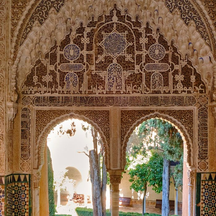 Lindaraja oriel. The Alhambra palace. Granada. Spain. Medium format, Film Coffee Mug Gallery Image 2