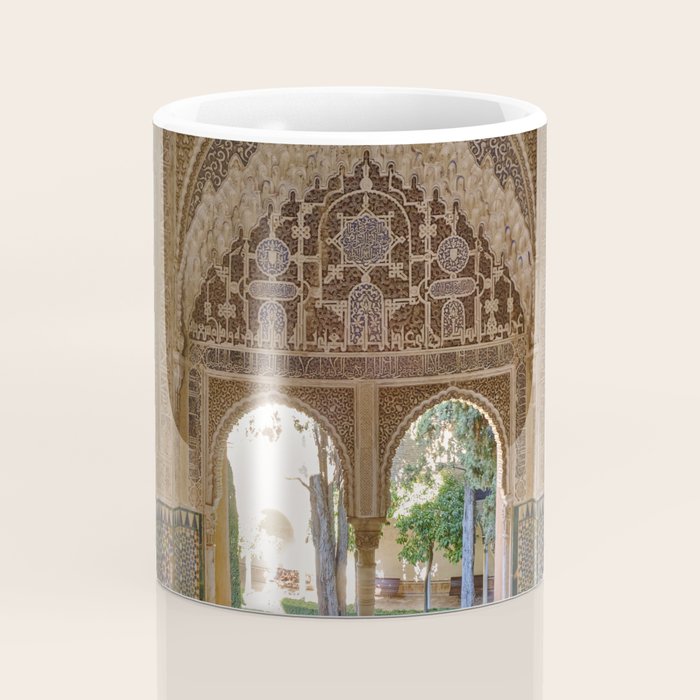Lindaraja oriel. The Alhambra palace. Granada. Spain. Medium format, Film Coffee Mug Gallery Image 4