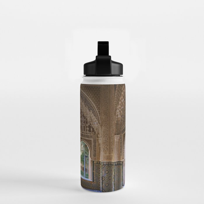 Lindaraja oriel. The Alhambra palace. Granada. Spain. Medium format, Film Water Bottle Gallery Image 2