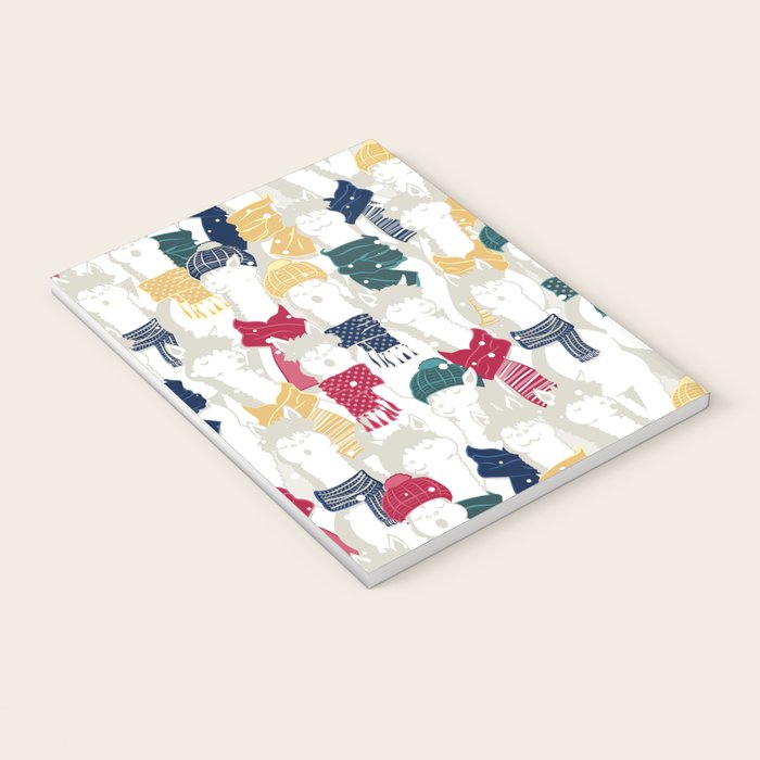 Happy llamas Christmas choir Notebook Gallery Image 3