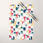 Happy llamas Christmas choir Wrapping Paper Gallery Image 1
