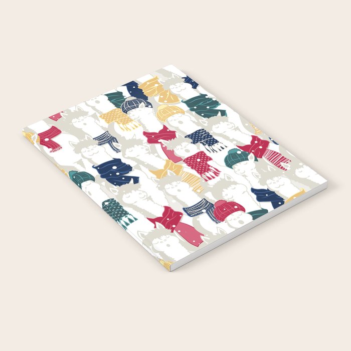 Happy llamas Christmas choir Notebook Gallery Image 1