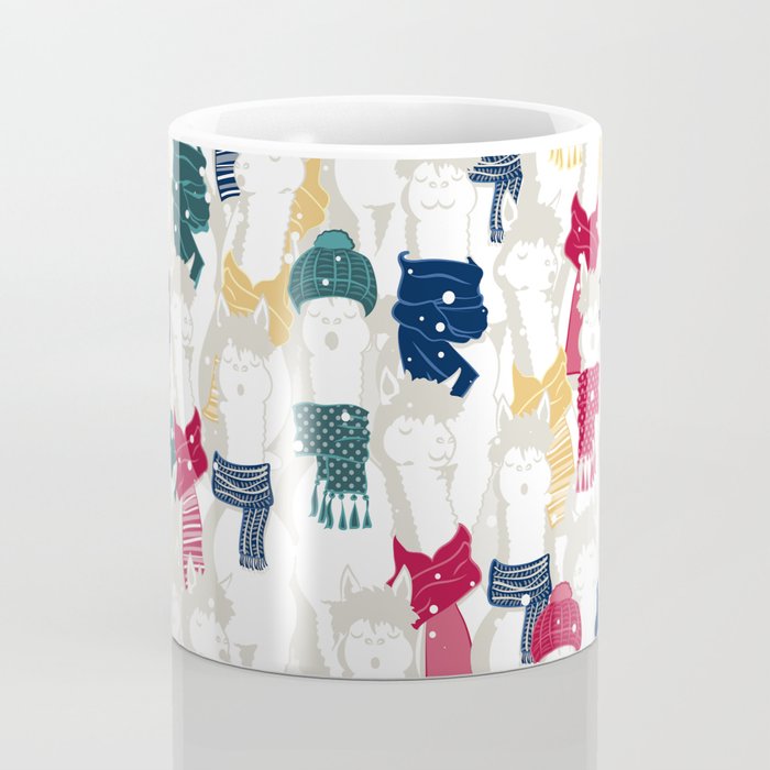 Happy llamas Christmas choir Coffee Mug Gallery Image 4