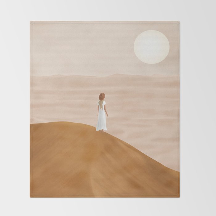 Endless Dunes Throw Blanket Gallery Image 2