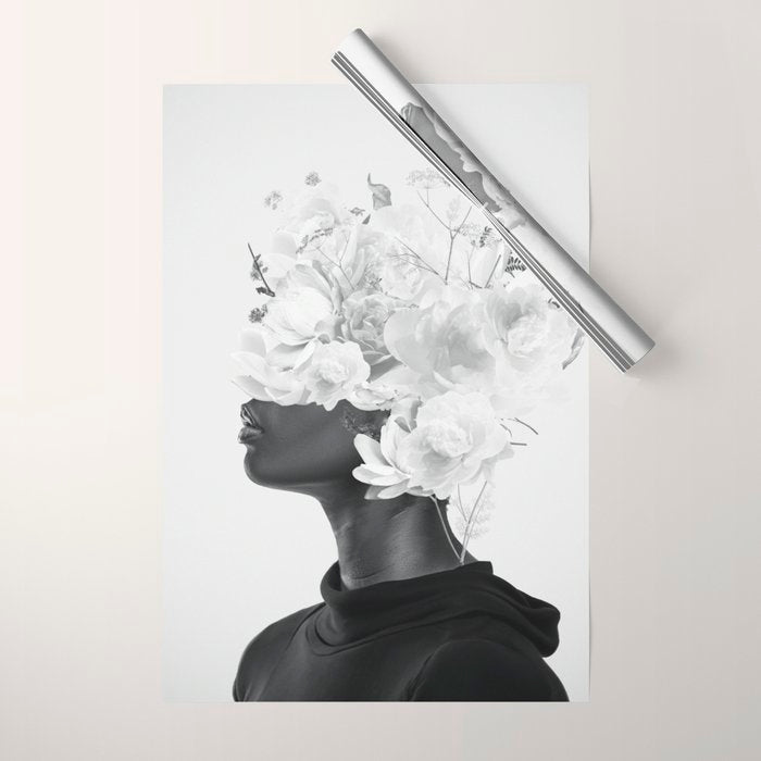 Leaden Blossom Wrapping Paper Gallery Image 1