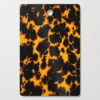 Yellow Amber Tortoiseshell Pattern Cutting Board Gallery Image 1