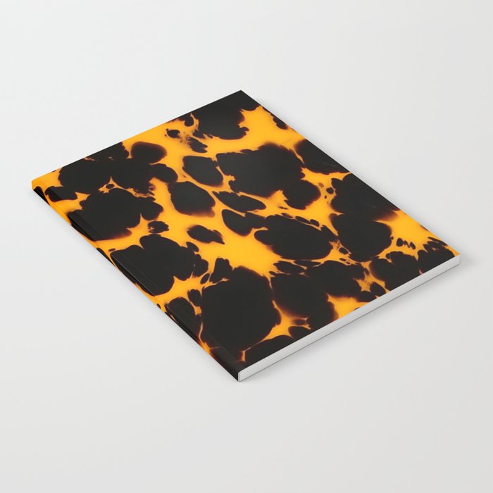 Yellow Amber Tortoiseshell Pattern Notebook Gallery Image 2