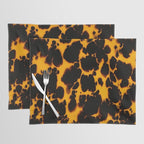 Yellow Amber Tortoiseshell Pattern Placemat Gallery Image 1