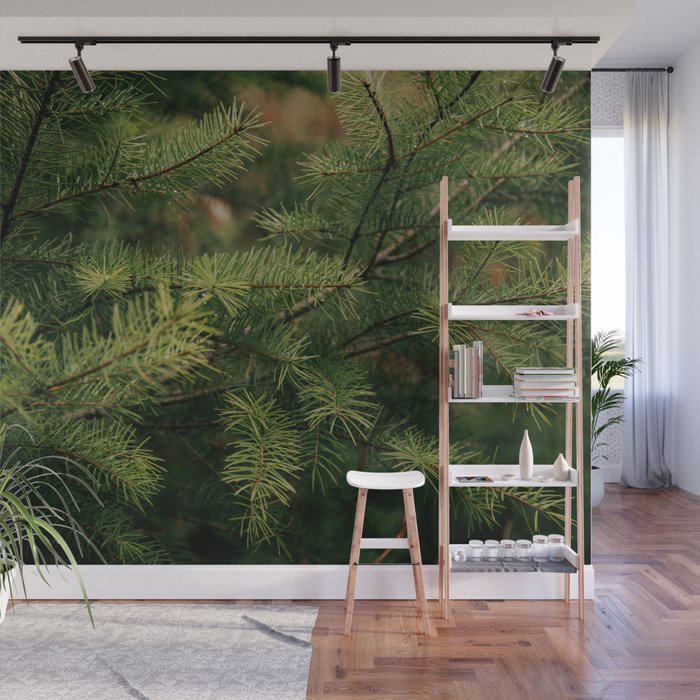 Pine Details Wall Mural Gallery Image 1