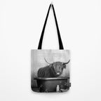 Highland Cow in the Tub Tote Bag Gallery Image 2