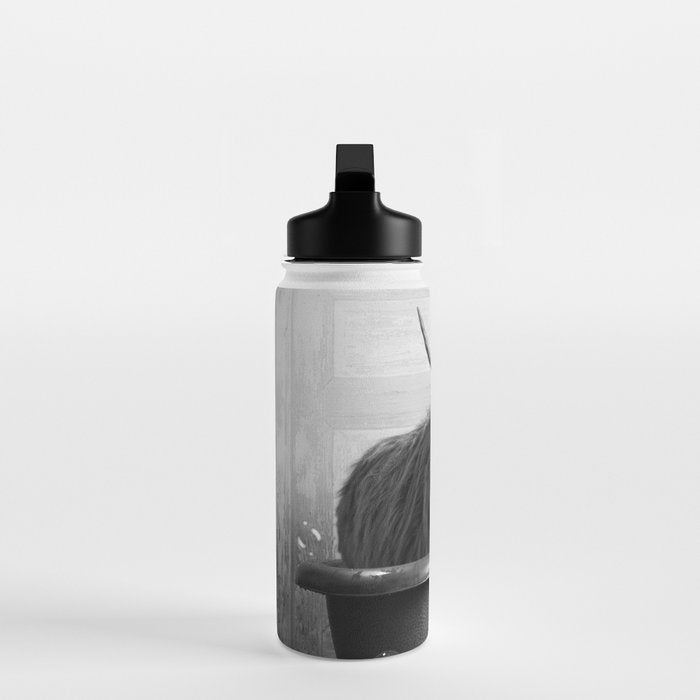 Highland Cow in the Tub Water Bottle Gallery Image 3