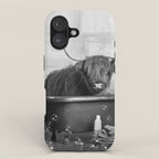 Highland Cow in the Tub iPhone Case Gallery Image 1