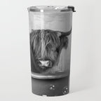 Highland Cow in the Tub Travel Mug Gallery Image 2