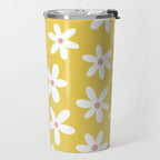 Daisies -- Yellow Travel Mug Gallery Image 2