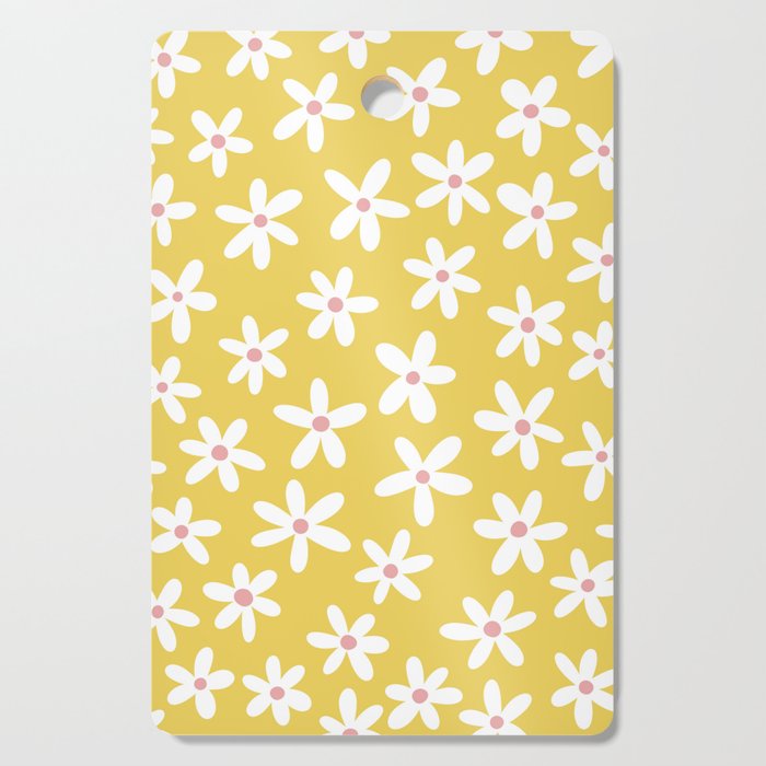 Daisies -- Yellow Cutting Board Gallery Image 1
