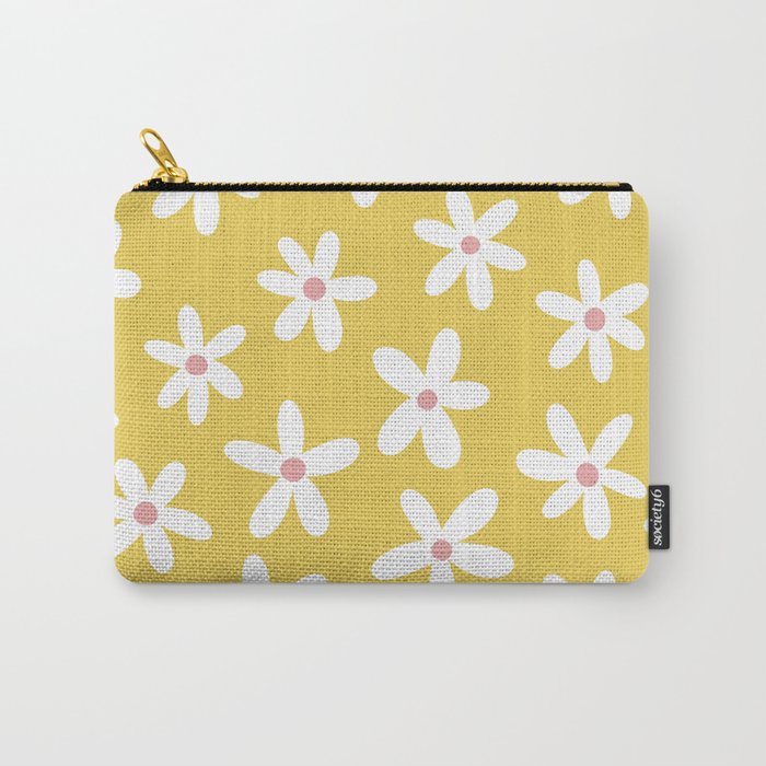 Daisies -- Yellow Carry All Pouch Gallery Image 1