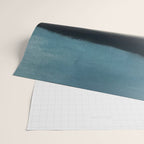 Dawn: a minimal abstract acrylic piece in pink, blues, yellow, and white Wrapping Paper Gallery Image 2