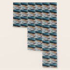 Dawn: a minimal abstract acrylic piece in pink, blues, yellow, and white Wallpaper Gallery Image 3