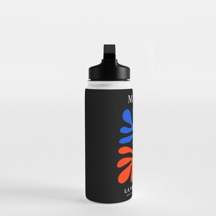 Nature Leaf Cutouts II: Night Edition | Mid-Century Henri Matisse Series Water Bottle Gallery Image 3