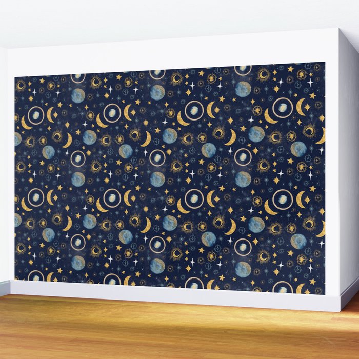 Starry night sky ABS 1 Wall Mural Gallery Image 2