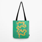 Playful Twisting Tiger Tote Bag Gallery Image 2