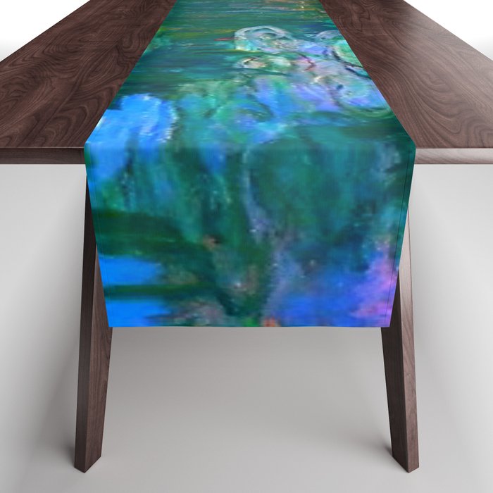 Claude Monet Water Lilies, Monet Nymphéas Table Runner Gallery Image 1