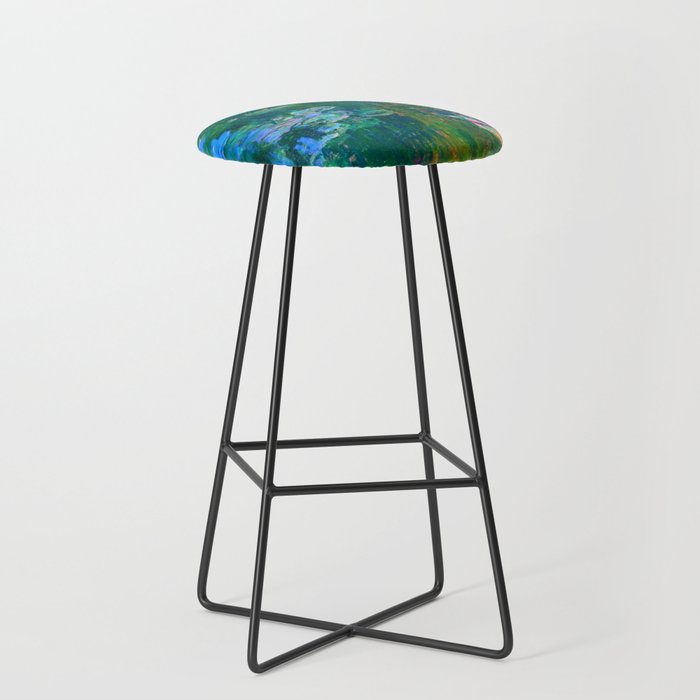 Claude Monet Water Lilies, Monet Nymphéas Stool Gallery Image 1