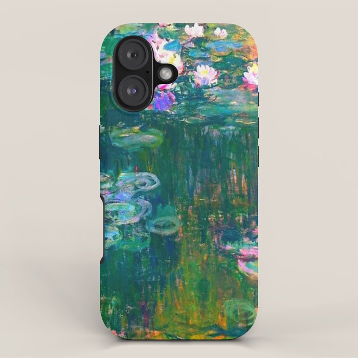 Claude Monet Water Lilies, Monet Nymphéas iPhone Case Gallery Image 1