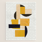Yellow Abstract Collage Jigsaw Puzzle Gallery Image 1