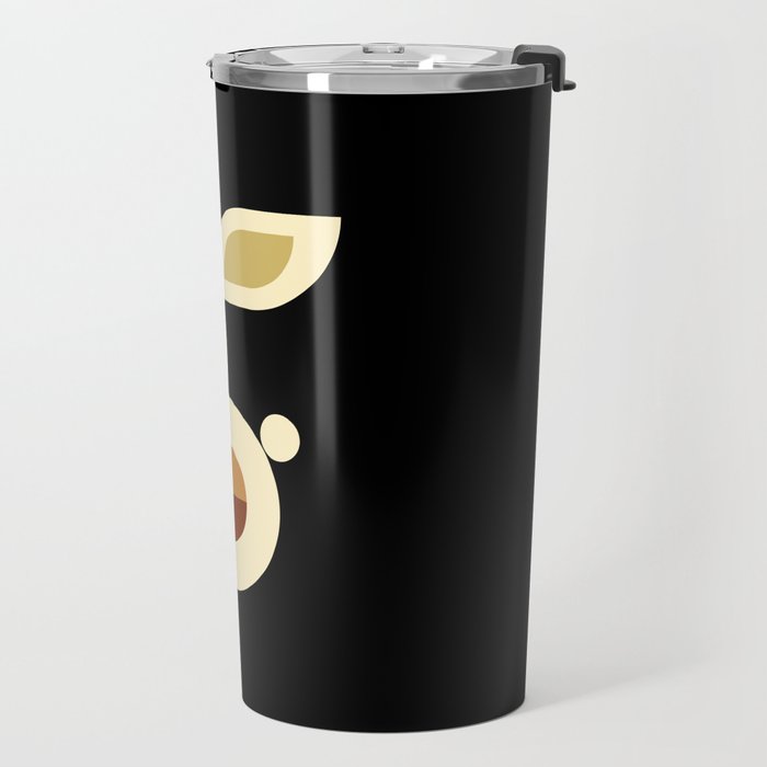 white rabbit modern Travel Mug Gallery Image 2