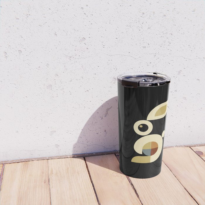 white rabbit modern Travel Mug Gallery Image 4