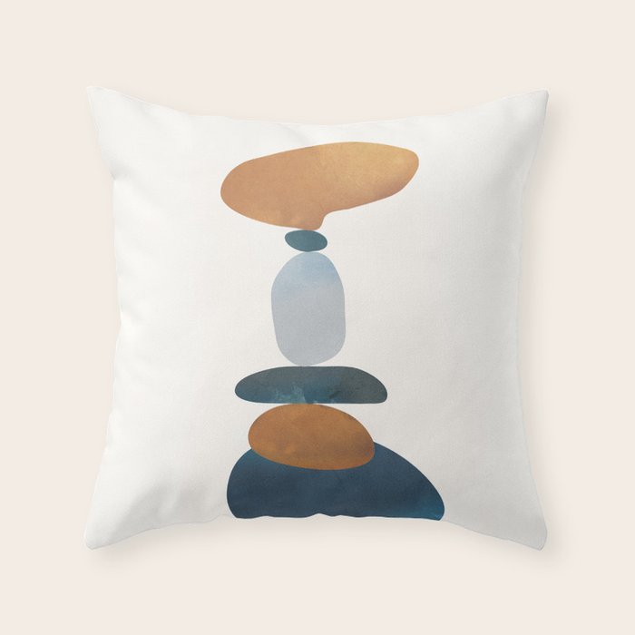 Balancing Stones 29 Throw Pillow Gallery Image 6