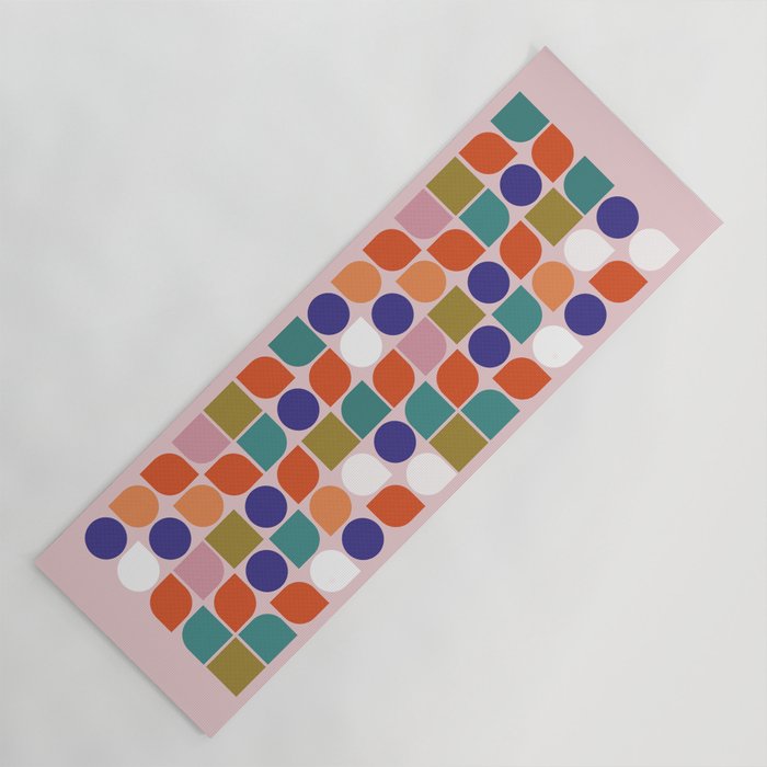 Colorful Geometry Yoga Mat Gallery Image 1