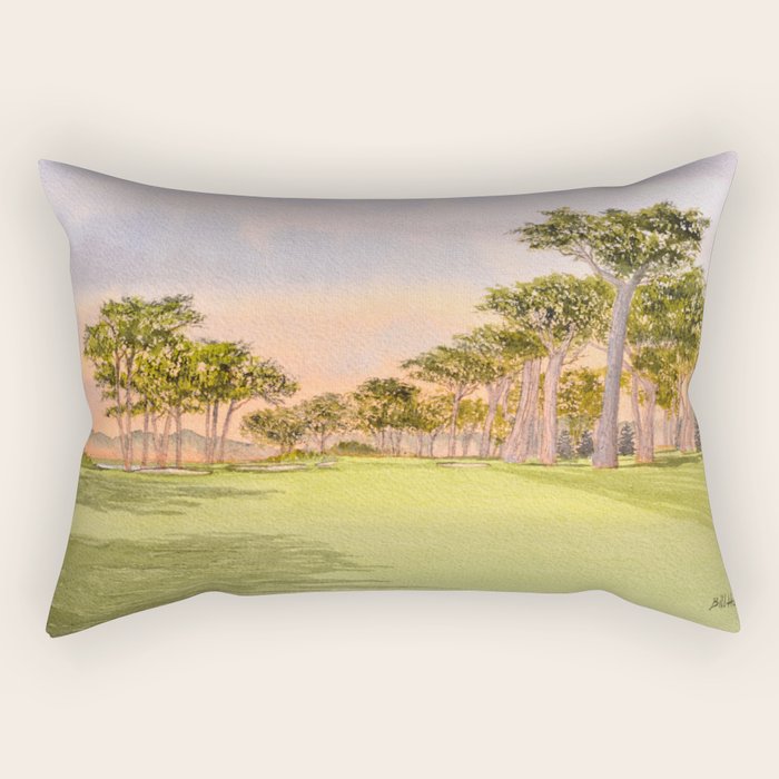 TPC Harding Park Golf Course 16th Hole Rectangular Pillow Gallery Image 2