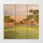 TPC Harding Park Golf Course 16th Hole Wood Wall Art Gallery Image 1