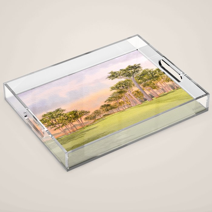 TPC Harding Park Golf Course 16th Hole Acrylic Tray Gallery Image 1