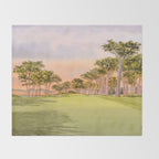 TPC Harding Park Golf Course 16th Hole Throw Blanket Gallery Image 2