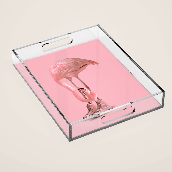 Sneaker Flamingo 2.0 Acrylic Tray Gallery Image 1