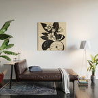 Line Art Oranges 1 Wood Wall Art Gallery Image 2