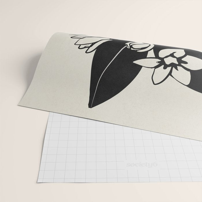 Line Art Oranges 1 Wrapping Paper Gallery Image 2