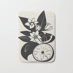 Line Art Oranges 1 Bath Mat Gallery Image 1