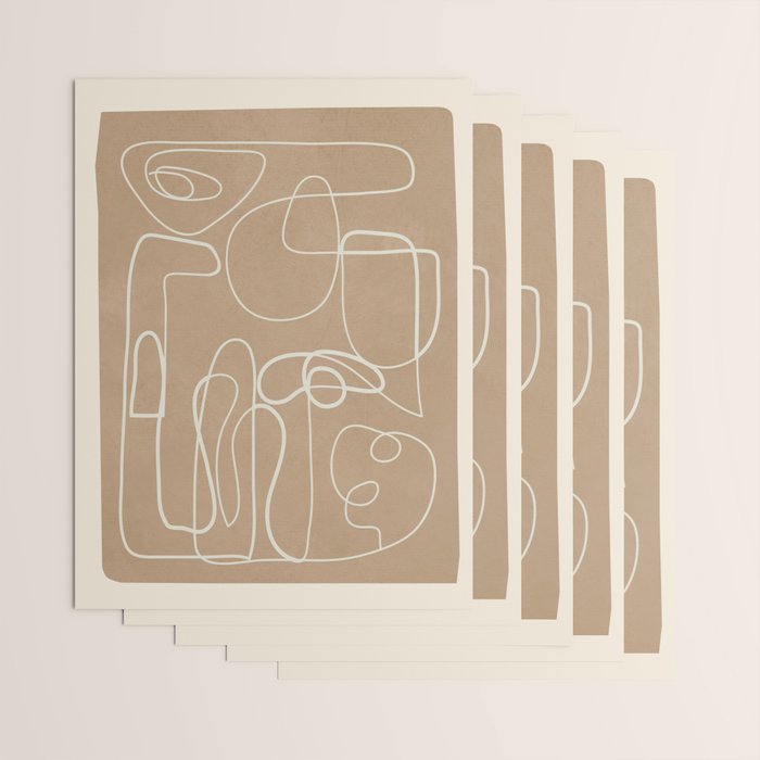 Lines in Space 3 Wrapping Paper Gallery Image 3