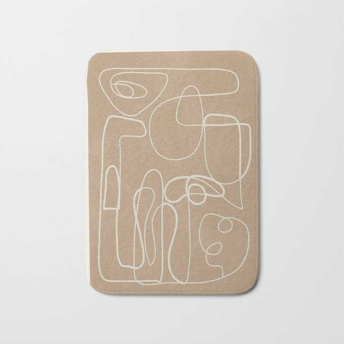 Lines in Space 3 Bath Mat Gallery Image 1