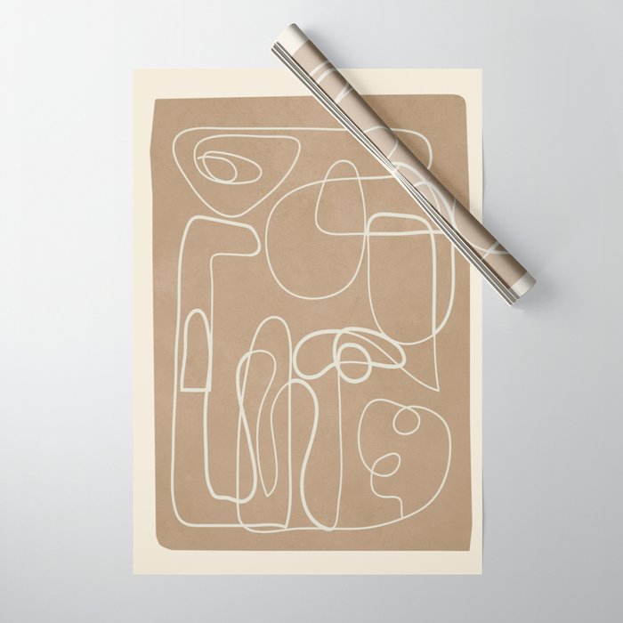 Lines in Space 3 Wrapping Paper Gallery Image 1
