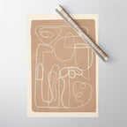 Lines in Space 3 Wrapping Paper Gallery Image 1