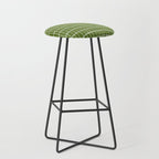 Olive Green Grid | PATTERN 05: The Retro Edition Stool Gallery Image 1