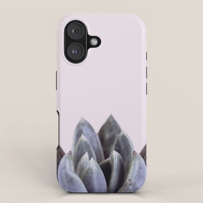 pink succulent cactus iPhone Case Gallery Image 1