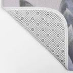 pink succulent cactus Bath Mat Gallery Image 2