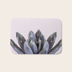 pink succulent cactus Bath Mat Gallery Image 1