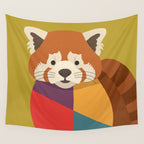 Red Panda Wall Tapestry Gallery Image 4